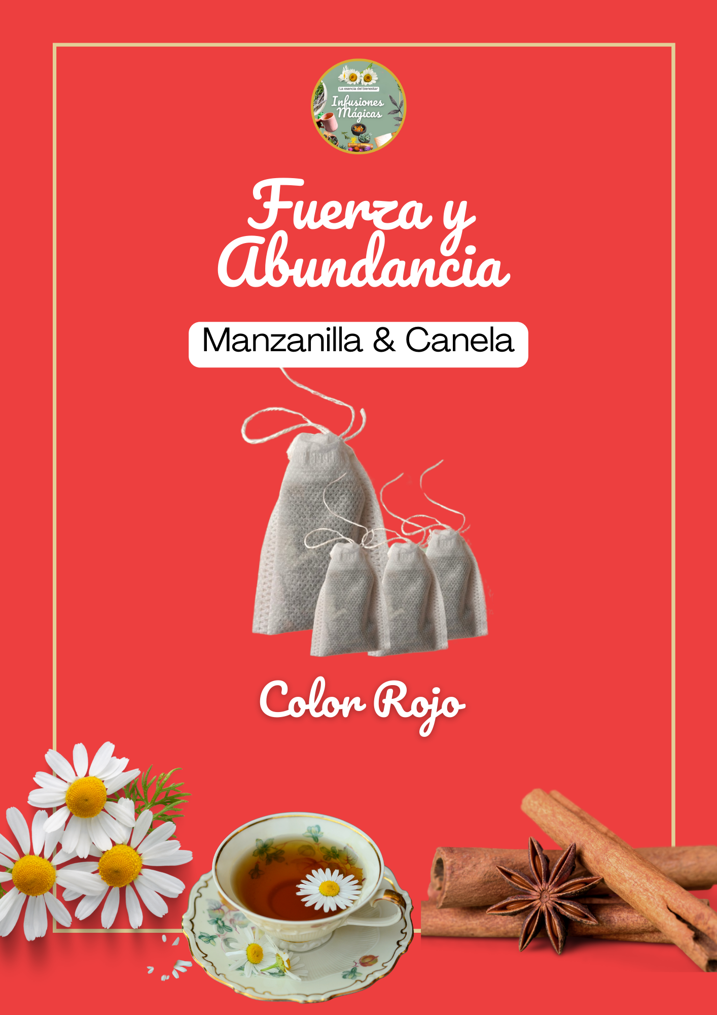 Fuerza y Abundancia - Color Rojo